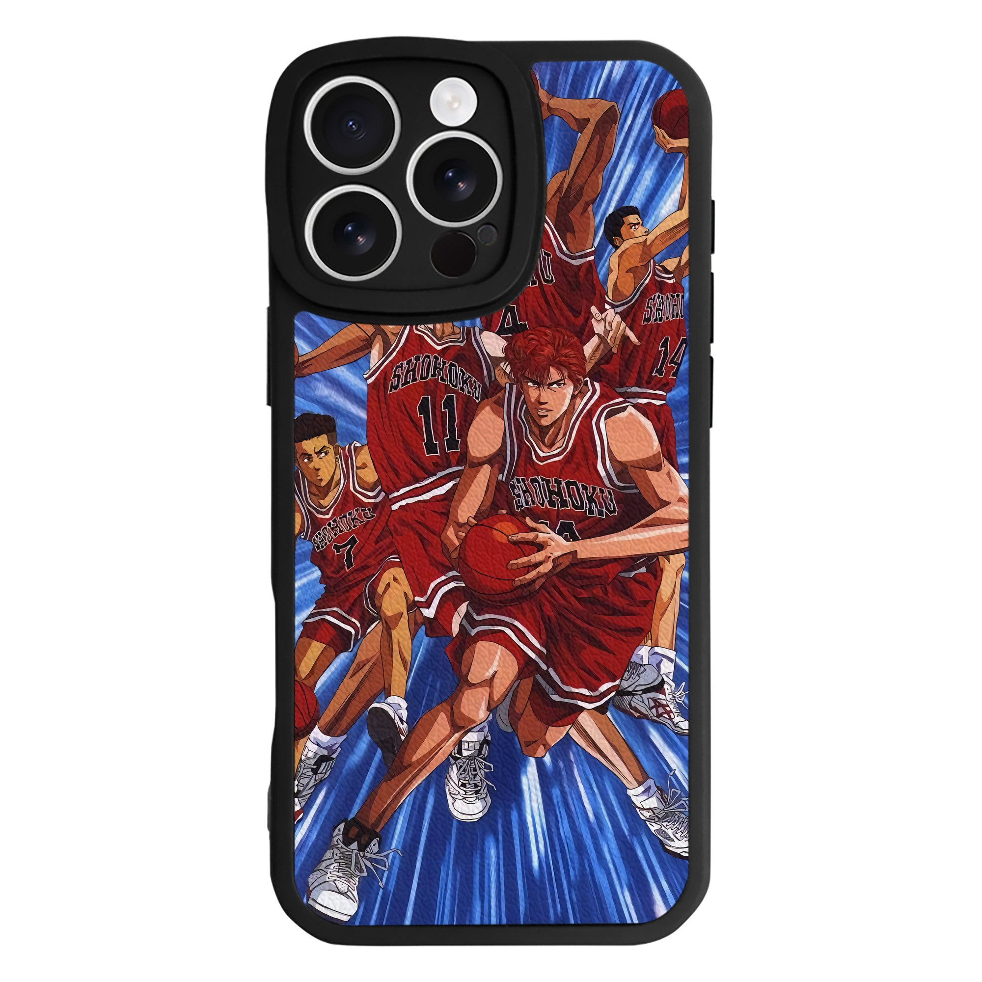 （画像用） SLAM DUNK／スラムダンク 【iPhone 16シリーズ対応】シリコンスマホケース（レザー調） 材質：シリコン